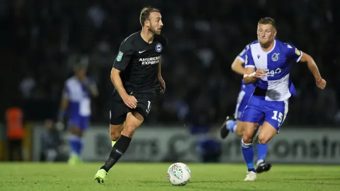 Framed Print : Brighton and Hove Albion Face Off Against Bristol Rovers in Carabao Cup Clash (27AUG19) Framed Print : Brighton and Hove Albion Face Off Against Bristol Rovers in Carabao Cup Clash (27AUG19)