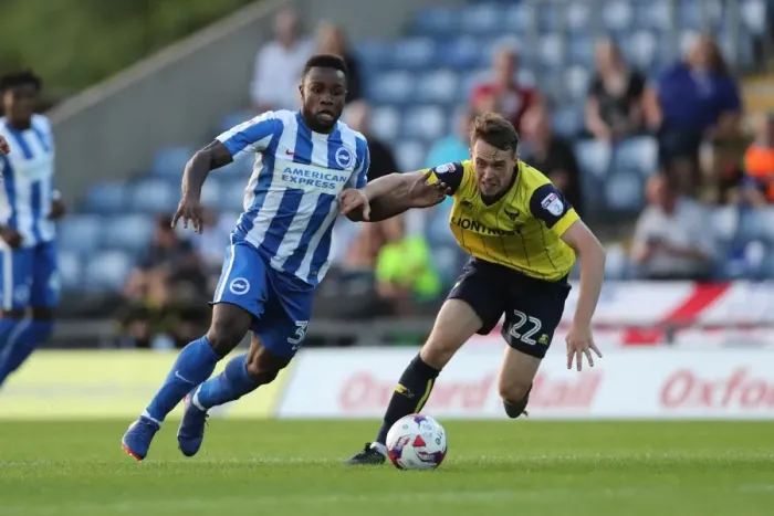 Framed Print : Brighton and Hove Albion Face Off Against Oxford United in EFL Cup Showdown (23AUG16) Framed Print : Brighton and Hove Albion Face Off Against Oxford United in EFL Cup Showdown (23AUG16)