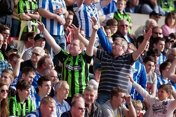 Brighton & Hove Albion Fans in Action: Championship Clash at Nottingham Forest, March 24, 2012