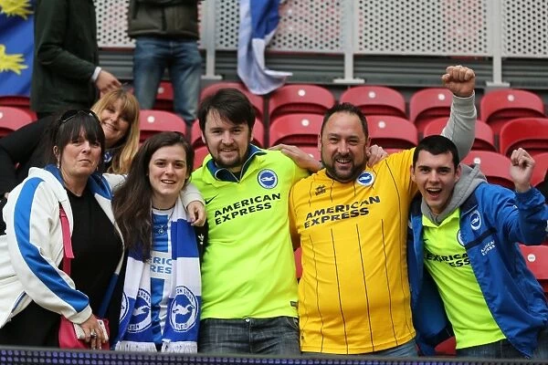 Brighton and Hove Albion Fans Celebrate Promotion to Premier League at Riverside Stadium (07 / 05 / 2016)