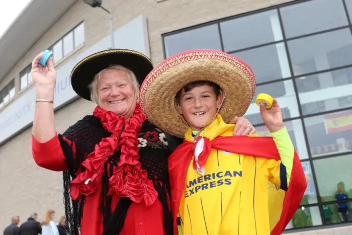 Framed Print : Brighton & Hove Albion Fans Celebrate Spanish Day at Amex Stadium vs. Bolton Wanderers (September 21, 2013) Framed Print : Brighton & Hove Albion Fans Celebrate Spanish Day at Amex Stadium vs. Bolton Wanderers (September 21, 2013)