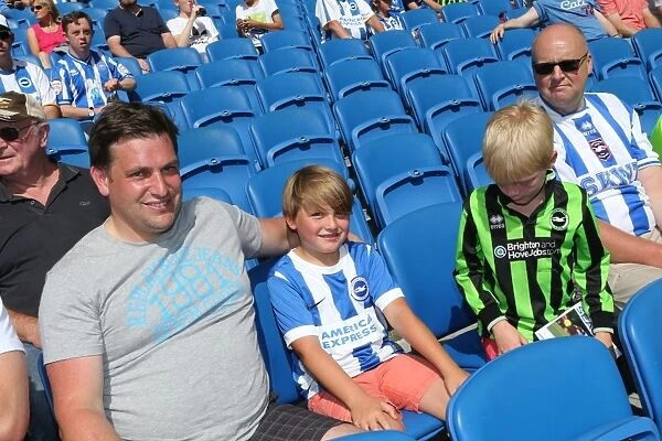 Brighton and Hove Albion Fans Cheer at American Express Community Stadium During Pre-season Friendly Against Sevilla FC (2015)