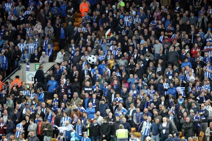 Framed Print : Brighton and Hove Albion Fans at Electric Atmosphere: Norwich City vs. Brighton, EFL Sky Bet Championship 2017 Framed Print : Brighton and Hove Albion Fans at Electric Atmosphere: Norwich City vs. Brighton, EFL Sky Bet Championship 2017