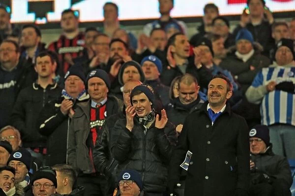 Brighton and Hove Albion Fans Epic Presence at Cardiff City Stadium, 10th February 2015