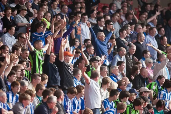 Framed Print : Brighton & Hove Albion Fans Epic Showdown at The City Ground vs. Nottingham Forest, March 24, 2012 Framed Print : Brighton & Hove Albion Fans Epic Showdown at The City Ground vs. Nottingham Forest, March 24, 2012