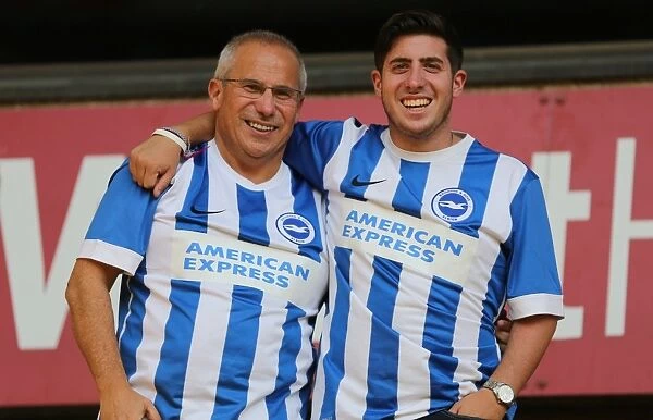 Brighton and Hove Albion Fans Fiery Showdown at Molineux: Sky Bet Championship 2015