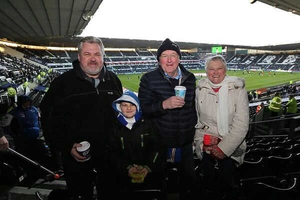 Brighton and Hove Albion Fans in Full Force: Derby County Championship Showdown, December 2014