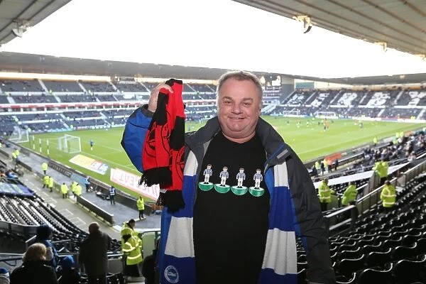 Brighton and Hove Albion Fans in Full Force: Derby County Championship Match, December 2014