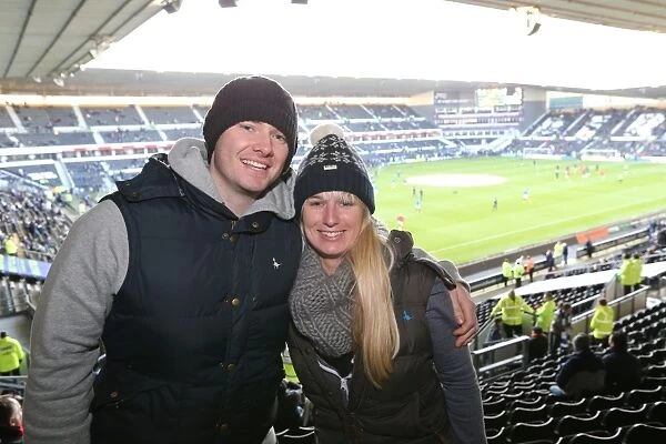 Brighton and Hove Albion Fans in Full Force: Derby County Championship Match, December 2014