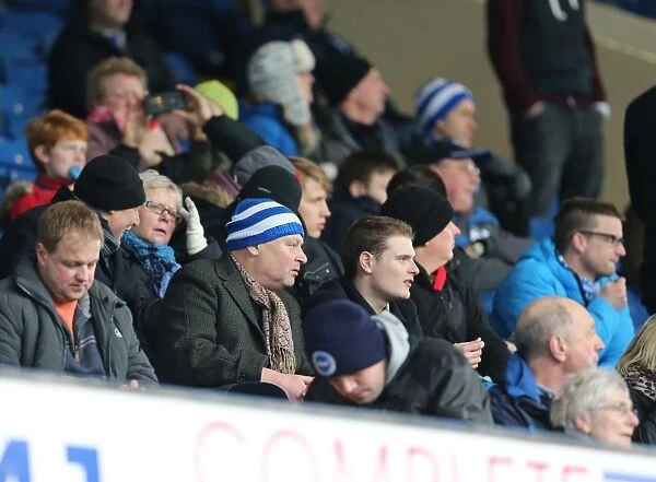 Brighton and Hove Albion Fans in Full Force: Sky Bet Championship Showdown at Sheffield Wednesday, 14 February 2015