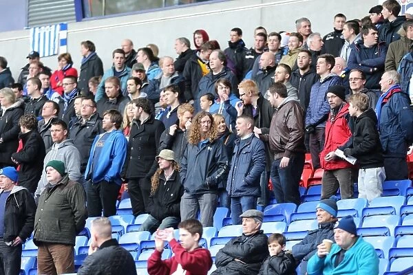 Brighton and Hove Albion Fans in Full Force: A Sea of Colors at the Bolton Wanderers Championship Match (28th February 2015)