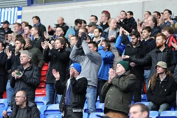 Brighton and Hove Albion Fans in Full Force: Sky Bet Championship Clash at Bolton Wanderers (28FEB15)