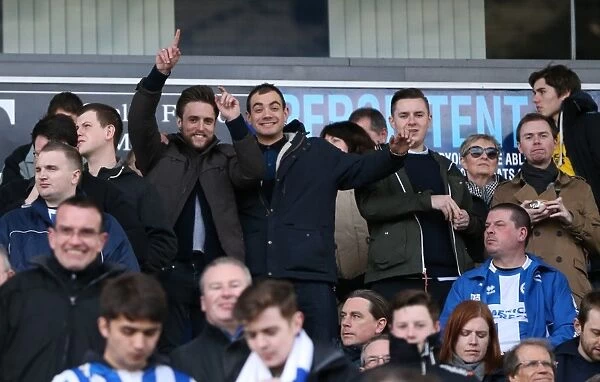 Brighton and Hove Albion Fans in Full Force: Sky Bet Championship Match against Blackburn Rovers, 21st March 2015