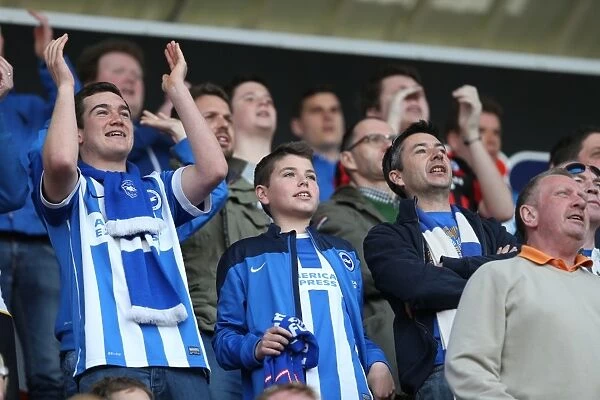 Brighton and Hove Albion Fans in Full Force: Rotherham United vs. Brighton and Hove Albion, April 2015