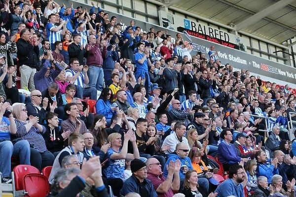 Brighton and Hove Albion Fans in Full Force: Rotherham United Match, April 2015