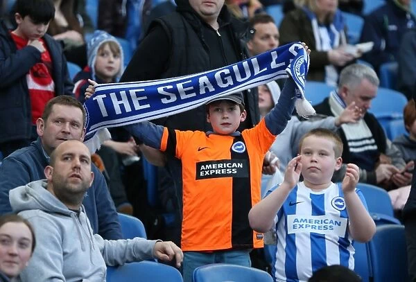Brighton and Hove Albion Fans in Full Force: Sky Bet Championship Match vs AFC Bournemouth (10APR15)