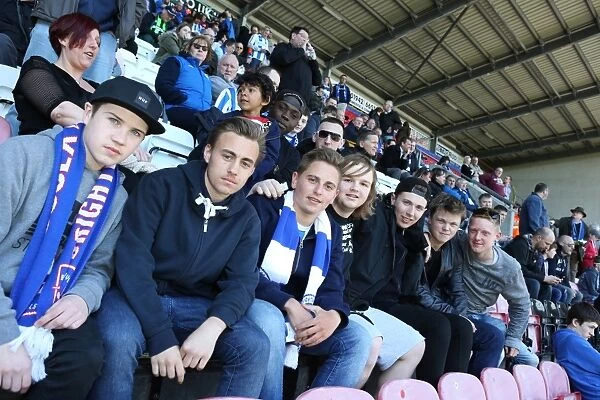 Brighton and Hove Albion Fans in Full Force: 18APR15 Championship Showdown at Wigan Athletic