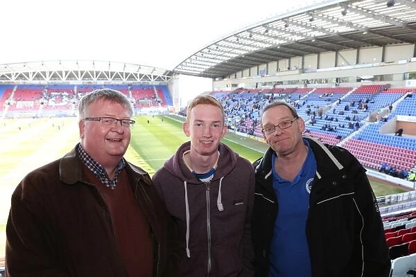 Brighton and Hove Albion Fans in Full Force: A Sea of Seagulls at Wigan Athletic Championship Match (18APR15)