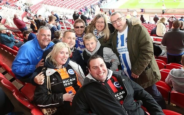 Brighton and Hove Albion Fans in Full Force: Middlesbrough Championship Showdown, May 2015