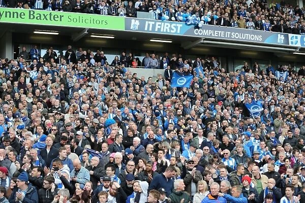 Brighton and Hove Albion Fans in Full Force: American Express Community Stadium vs. Wigan Athletic (17APR17)