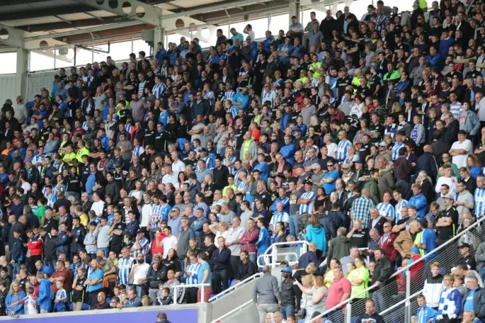 Framed Print : Brighton and Hove Albion Fans in Full Force at the 2016 Reading Championship Match Framed Print : Brighton and Hove Albion Fans in Full Force at the 2016 Reading Championship Match