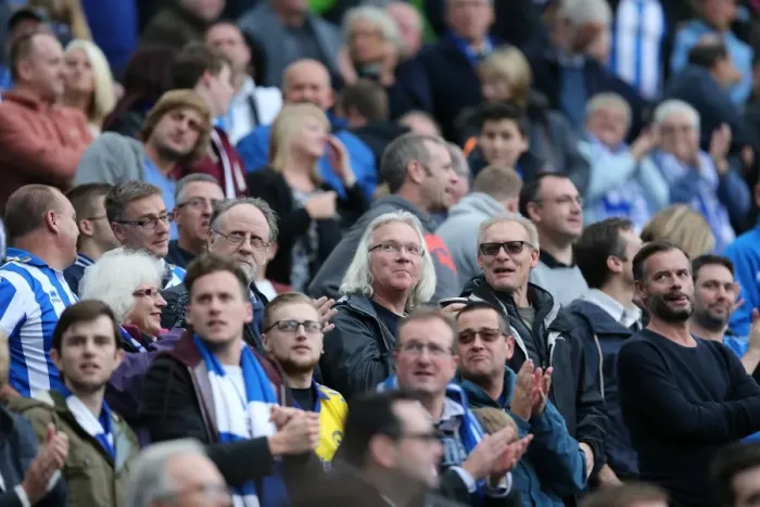 Framed Print : Brighton & Hove Albion Fans in Full Force at American Express Community Stadium during SkyBet Championship Match vs. Rotherham United (October 2014) Framed Print : Brighton & Hove Albion Fans in Full Force at American Express Community Stadium during SkyBet Championship Match vs. Rotherham United (October 2014)