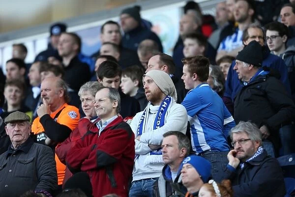 Brighton and Hove Albion Fans in Full Force at Blackburn Rovers Championship Match, 21st March 2015