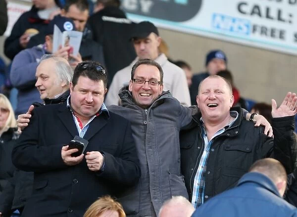 Brighton and Hove Albion Fans in Full Force at Blackburn Rovers Championship Match, March 2015