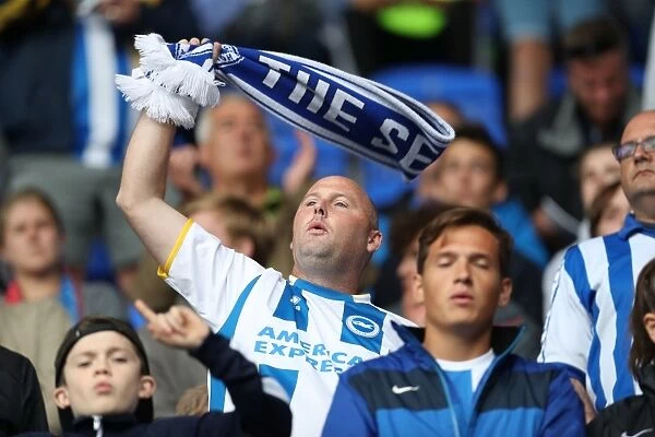 Brighton and Hove Albion Fans in Full Force at Reading's Madejski Stadium, Sky Bet Championship 2016