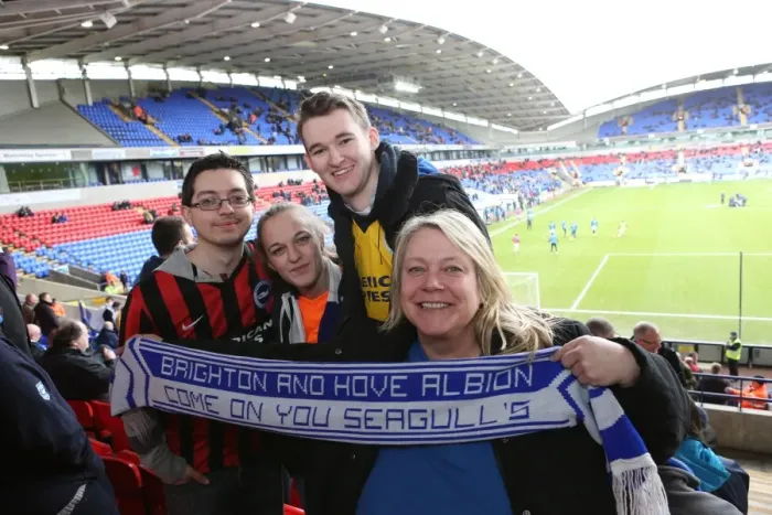 Framed Print : Brighton and Hove Albion Fans in Full Force: Sky Bet Championship Match vs. Bolton Wanderers (28th February 2015) Framed Print : Brighton and Hove Albion Fans in Full Force: Sky Bet Championship Match vs. Bolton Wanderers (28th February 2015)
