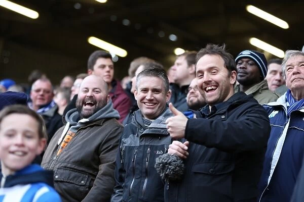 Brighton and Hove Albion Fans in Full Force: The Valley Showdown, Charlton Athletic vs. Brighton and Hove Albion, 10 January 2015