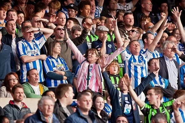 Brighton & Hove Albion Fans Goal Celebration vs Nottingham Forest, March 24, 2012