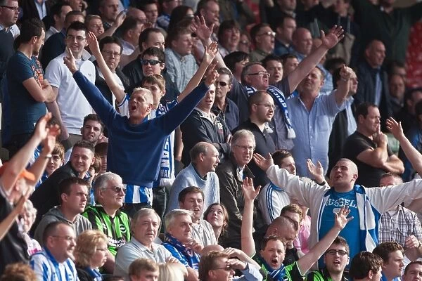 Brighton & Hove Albion Fans Passionate Showdown at The City Ground vs. Nottingham Forest - March 24, 2012