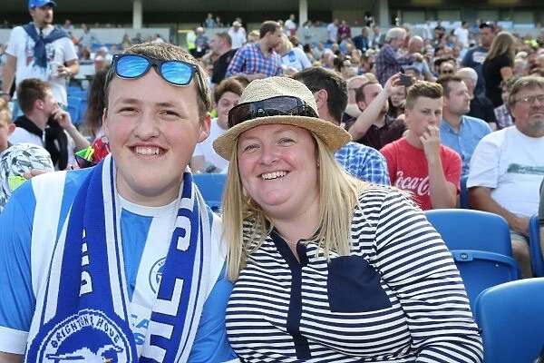 Brighton and Hove Albion Fans Passionate Support Against Sevilla FC at the American Express Community Stadium (2015)