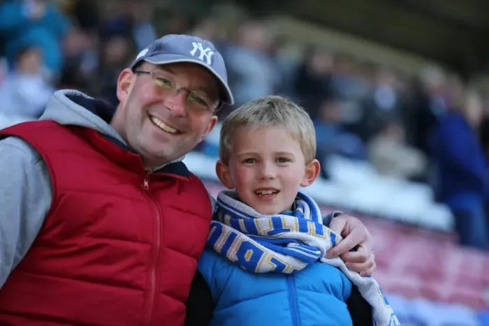 Framed Print : Brighton and Hove Albion Fans Passionate Support at Wigan Athletic Championship Match, 18th April 2015 Framed Print : Brighton and Hove Albion Fans Passionate Support at Wigan Athletic Championship Match, 18th April 2015