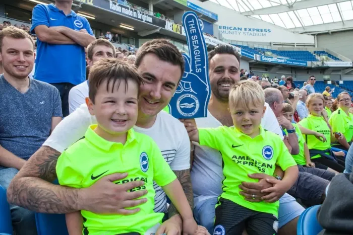 Framed Print : Brighton and Hove Albion Fans in Full Support at the 2015 Pre-Season Friendly Against Sevilla Framed Print : Brighton and Hove Albion Fans in Full Support at the 2015 Pre-Season Friendly Against Sevilla