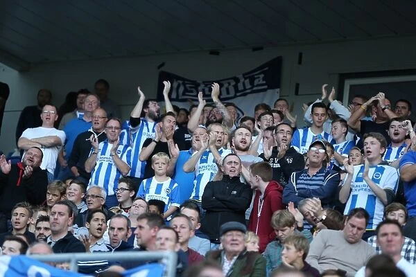 Brighton & Hove Albion Fans in Full Support: Brighton vs. Middlesbrough, 18th October 2014