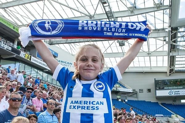 Brighton and Hove Albion Fans in Full Support at Pre-Season Friendly Against Sevilla, 2015