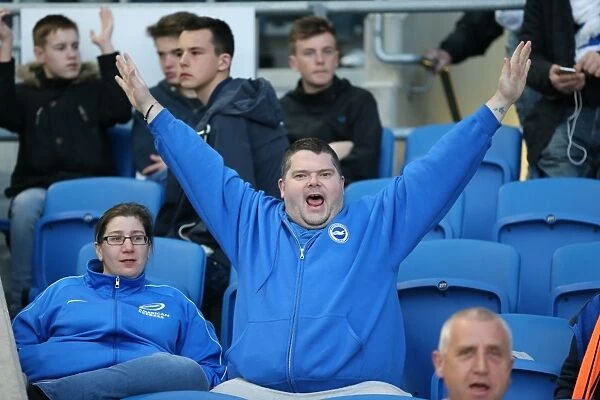 Brighton and Hove Albion Fans in Full Swing: Sky Bet Championship Match vs AFC Bournemouth (10APR15)