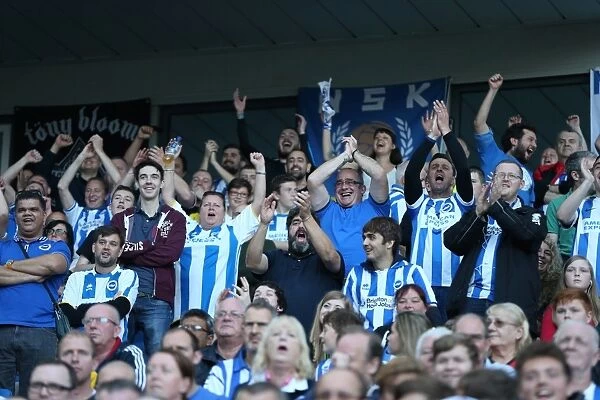Brighton and Hove Albion Fans in Full Throat: A Sea of Passion at the American Express Community Stadium vs. Middlesbrough (18OCT14)