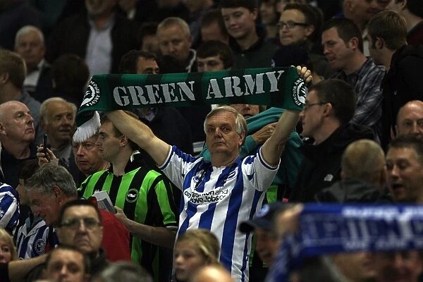 Brighton & Hove Albion Fans Unite: A Sea of Support for Plymouth Argyle at the Amex