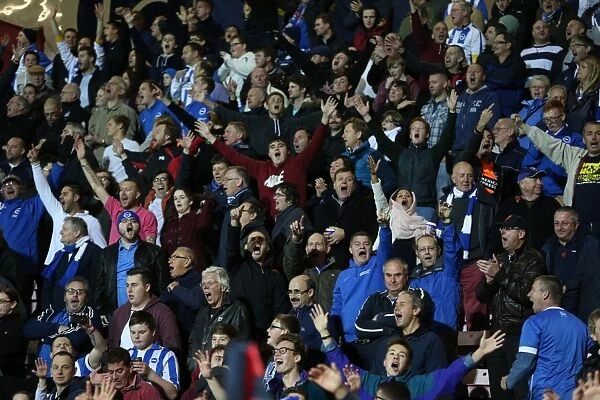 Brighton and Hove Albion Fans Unite at American Express Community Stadium During SkyBet Championship Match vs. Bournemouth (November 2014)