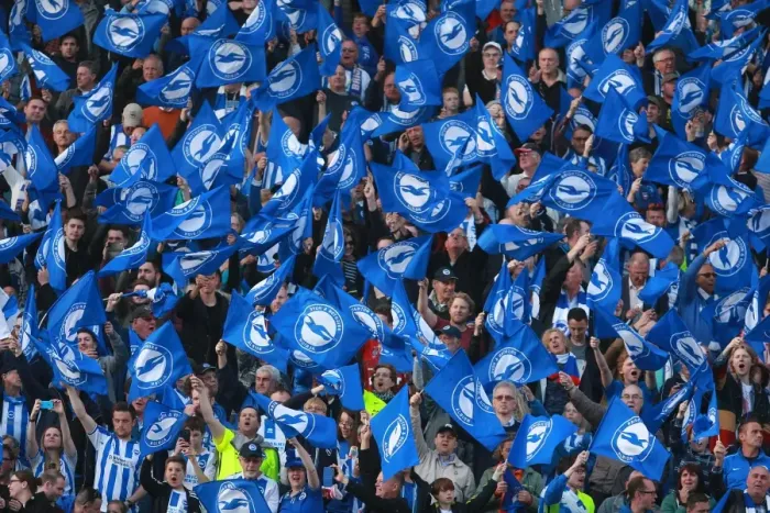 Framed Print : Brighton and Hove Albion Fans Unite: Play-Off Tension at American Express Community Stadium (16MAY16) Framed Print : Brighton and Hove Albion Fans Unite: Play-Off Tension at American Express Community Stadium (16MAY16)