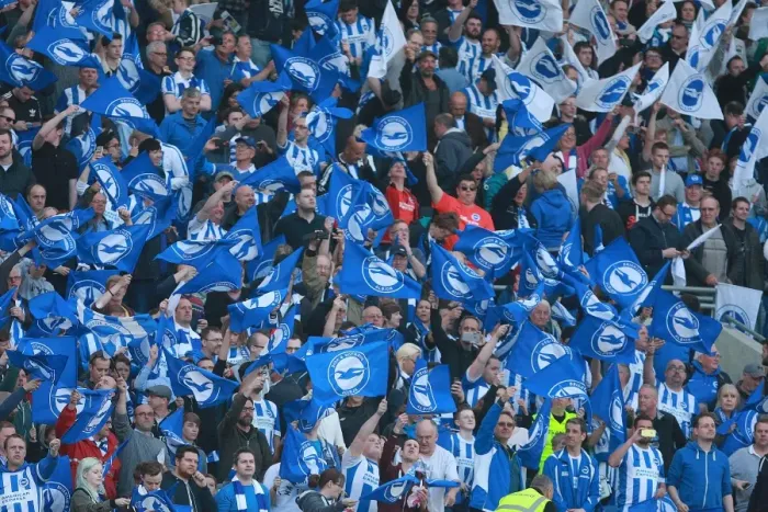 Framed Print : Brighton and Hove Albion Fans Unite: Play-Off Tension at American Express Community Stadium (16MAY16) Framed Print : Brighton and Hove Albion Fans Unite: Play-Off Tension at American Express Community Stadium (16MAY16)