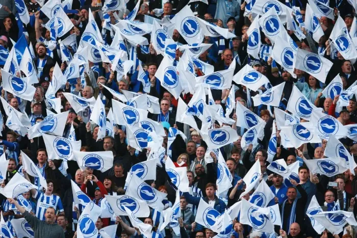 Framed Print : Brighton and Hove Albion Fans Unite: Play-Off Tension at Sky Bet Championship Clash vs. Sheffield Wednesday (16 May 2016) Framed Print : Brighton and Hove Albion Fans Unite: Play-Off Tension at Sky Bet Championship Clash vs. Sheffield Wednesday (16 May 2016)