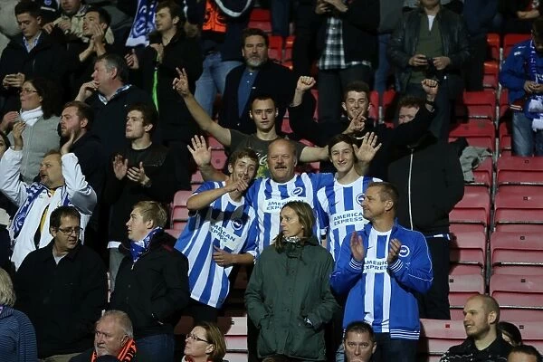 Brighton and Hove Albion Fans United: SkyBet Championship Battle at Bournemouth's Goldsands Stadium (November 2014)