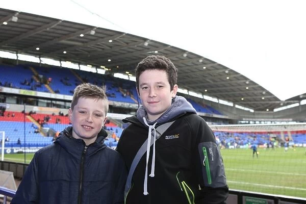 Brighton and Hove Albion Fans Unwavering Passion at Bolton Wanderers Championship Match, 28th February 2015