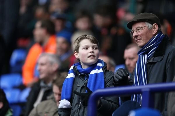 Brighton and Hove Albion Fans Unwavering Passion at Bolton Wanderers Championship Match, February 2015