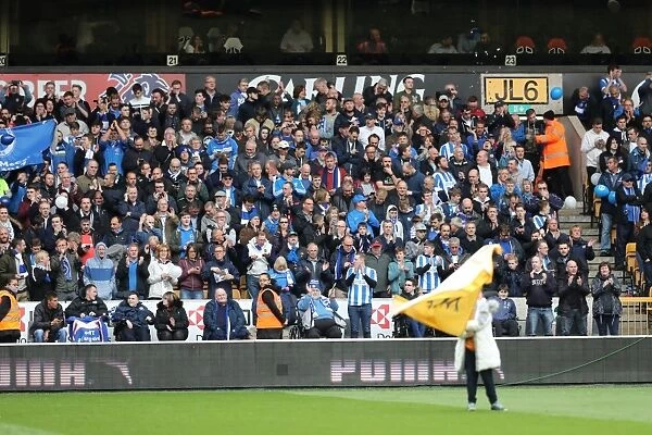 Brighton & Hove Albion Fans Unwavering Passion at Wolves: Championship Showdown (April 14, 2017)