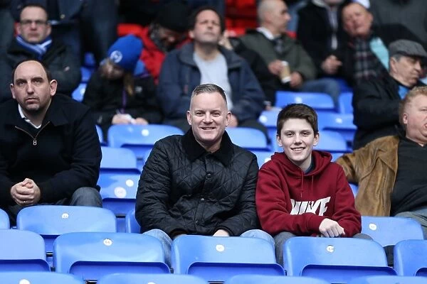 Brighton and Hove Albion Fans Unwavering Support at Bolton Wanderers Championship Match (28FEB15)